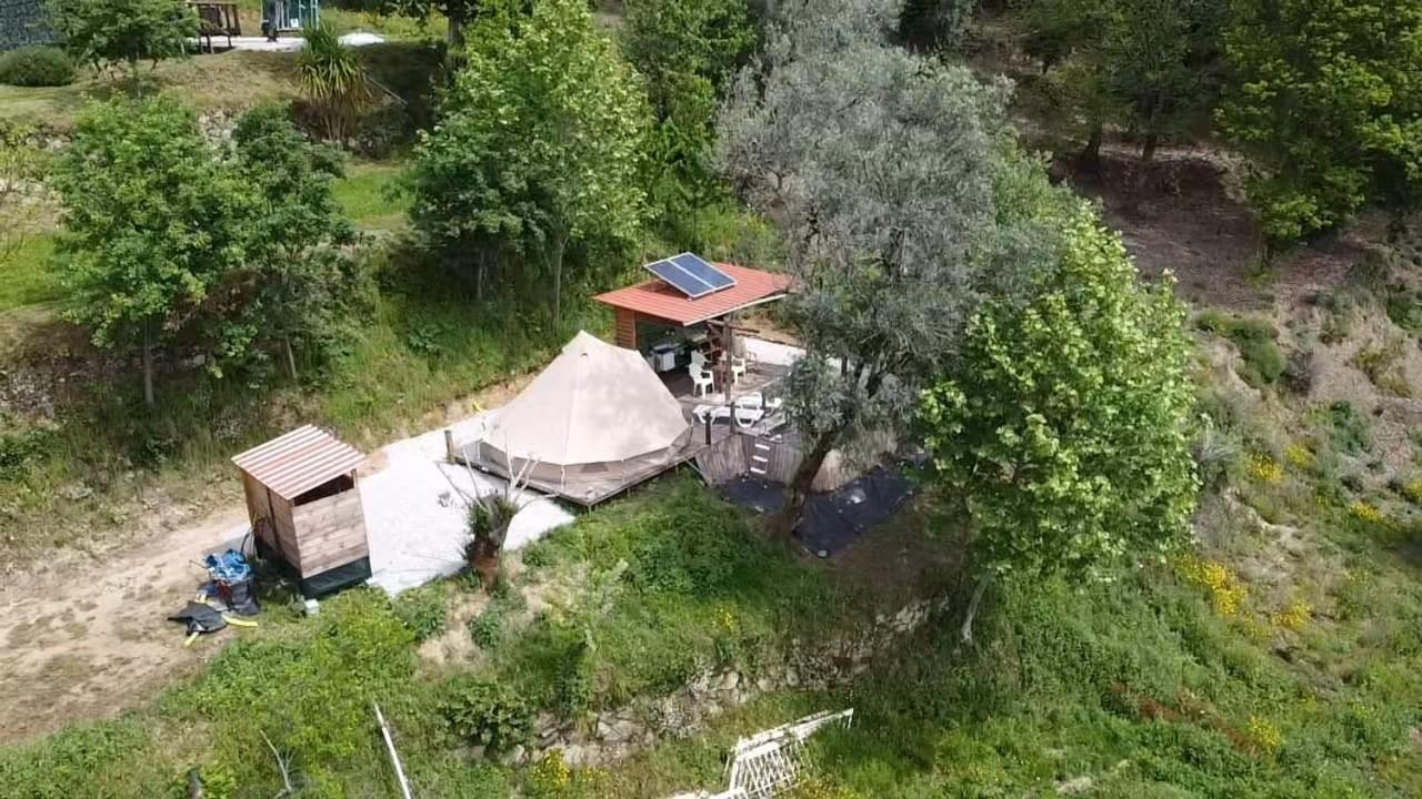 Bell-Tenten Quinta Pomar Do Pontido Кабесейраш-ді-Башту Екстер'єр фото