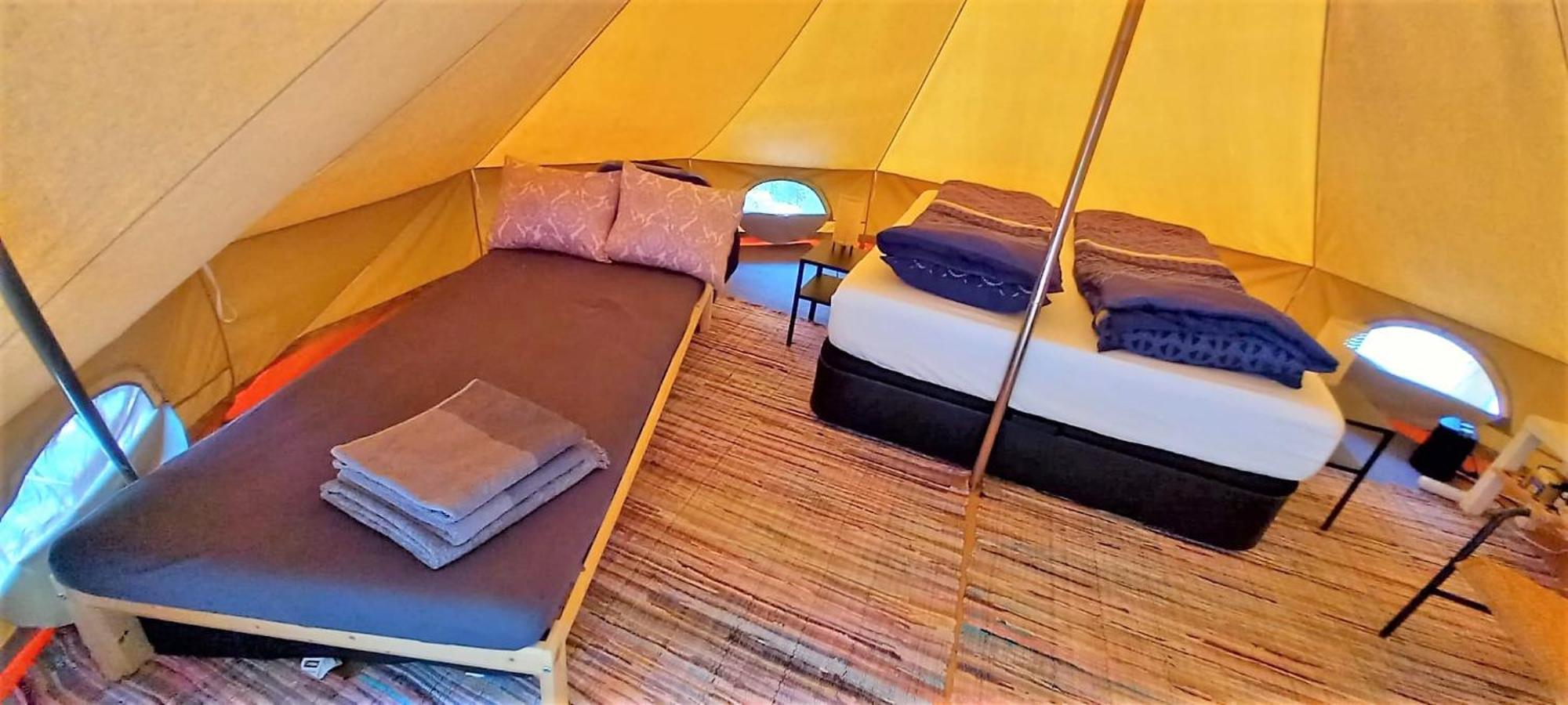Bell-Tenten Quinta Pomar Do Pontido Кабесейраш-ді-Башту Екстер'єр фото